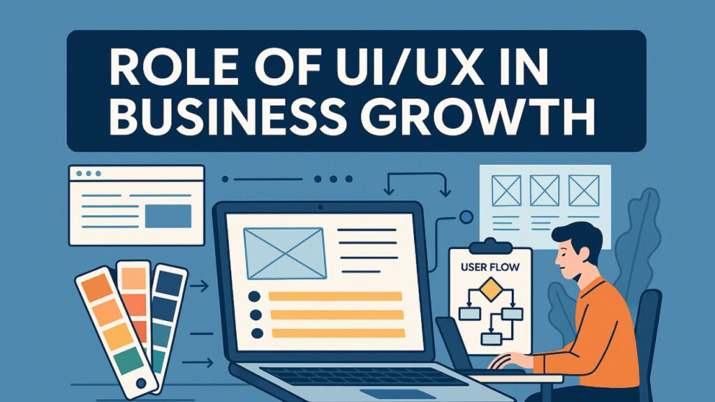 Role of UI/UX in Business Growth illustration