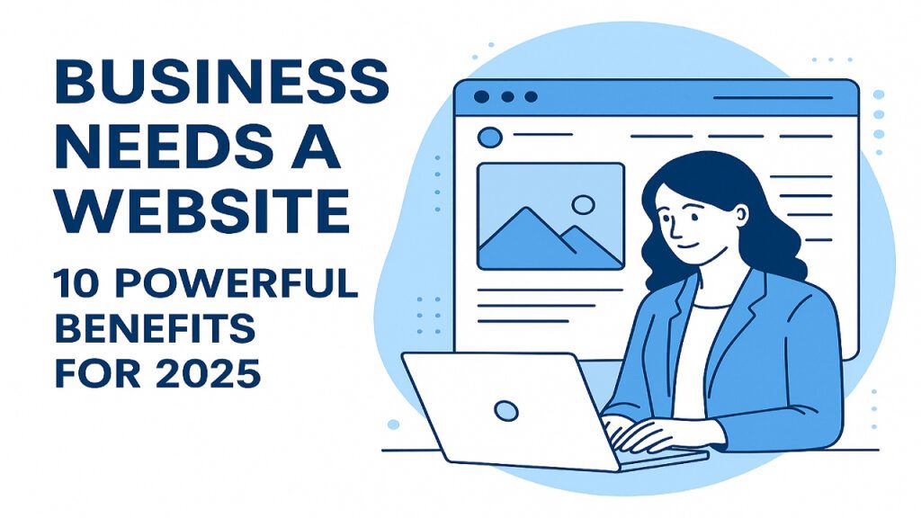 business needs a website for growth and credibility in 2025
